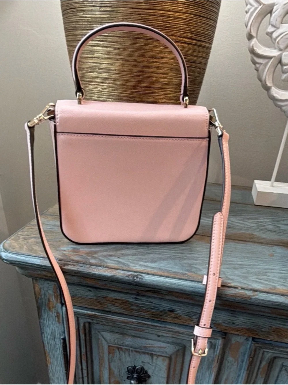 kate spade Pink Structured Top-Handle Satchel with Strap